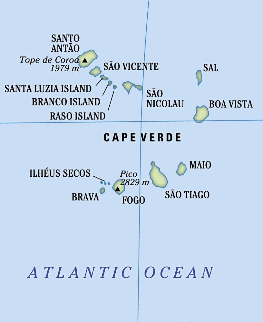 Cape Verde map